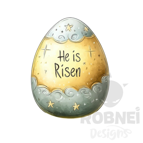 Huevo de Pascua dorado